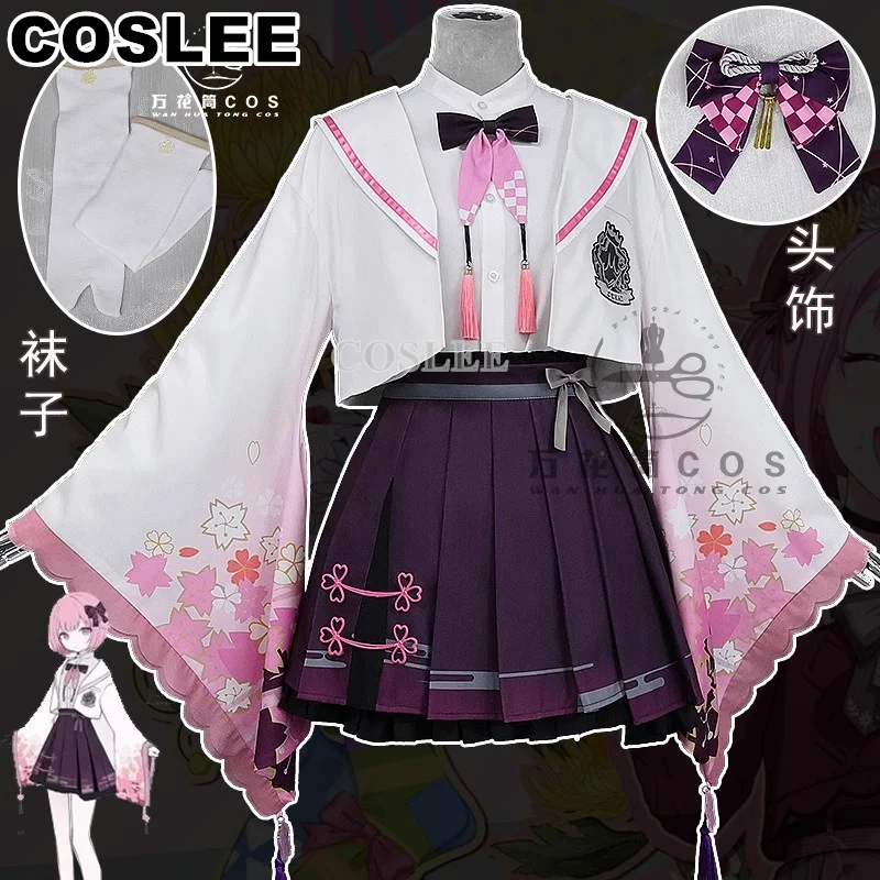 COSLEE Project Sekai Kusanagi Nene Otori Emu Косплей Костюм PJSK Прекрасная ежемесячная карта Кимоно