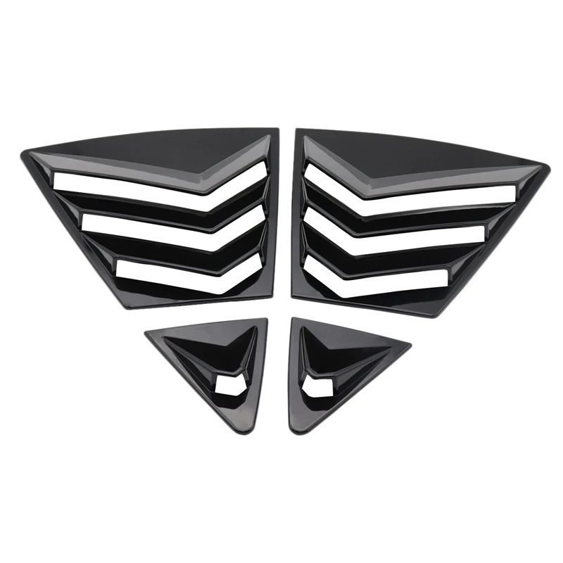 

Quarter Louver Cover Vents Rear Side Window Car Styling For Corolla/Ralink 2020 Generation Black Quarter Louver