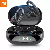 Xiaomi New TWS Bluetooth Earphones With Mic Sport Ear Hook LED Display Wireless Headphones HiFi Stereo Waterproof Headsets