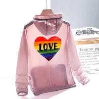 summer 2022 sports long sleeve custom made pink casual womens sunscreen printed diy photo pure white t shirt hooded thin top