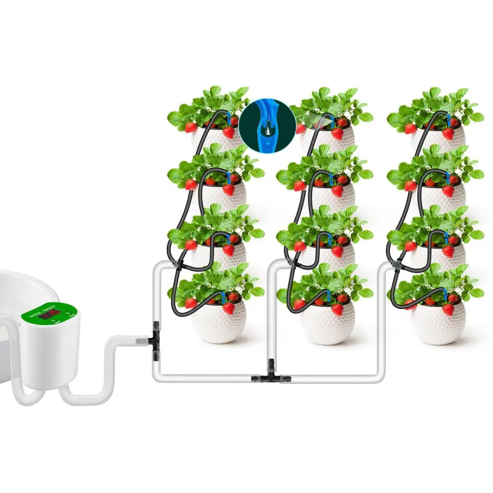 

Watering Device Automatic Irrigation Watering Machine Intelligent Timing Spray/Drop Model Plant Waterer Garden Pots Planters