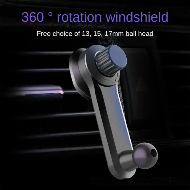 

Universal Smartphone Gps Support Car Phone Holder Practical Durable Mobile Phone Holder Car Interior Accessories Black Abs
