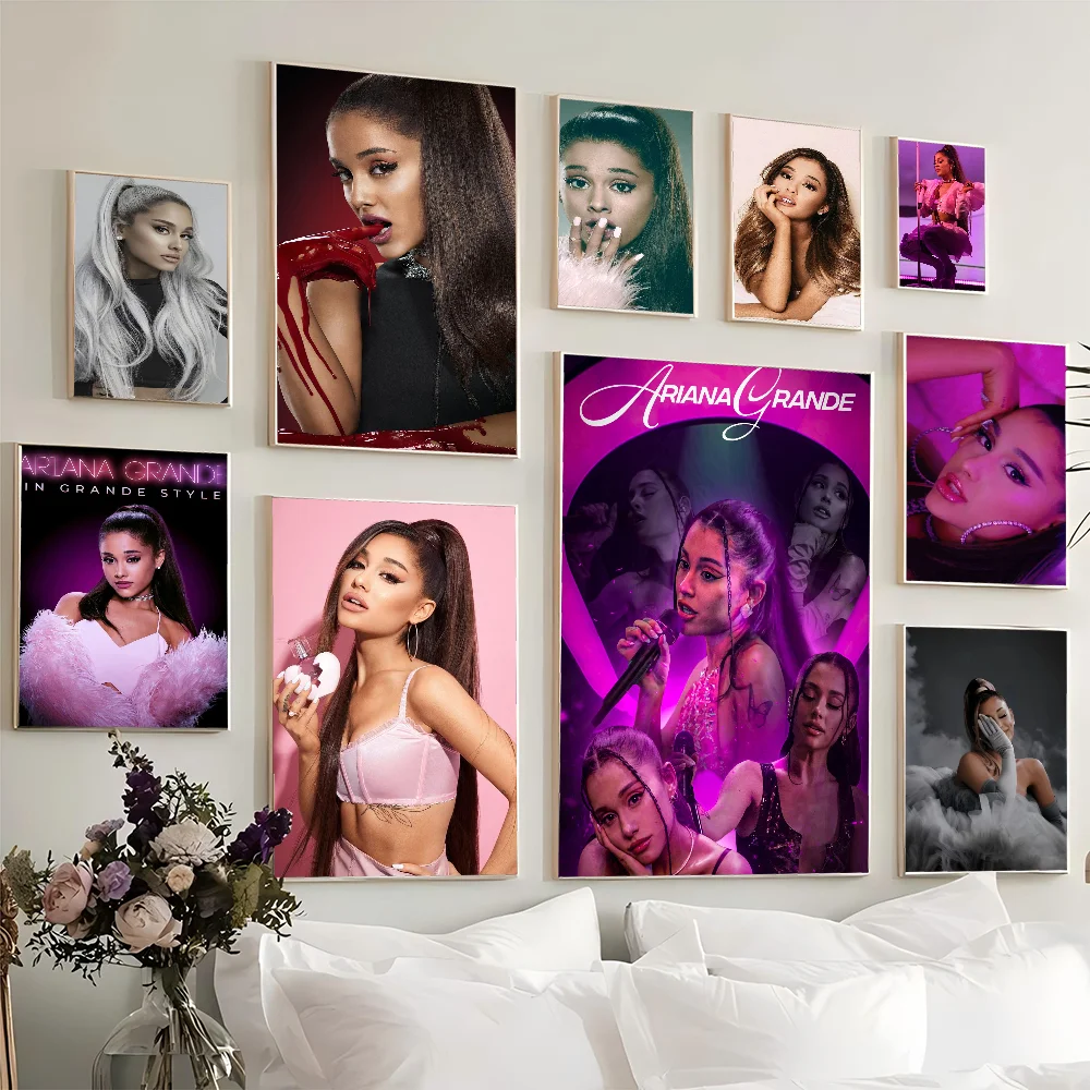 Певица Ариана-Грандо аниме постеры липкие HD качество настенные художественные