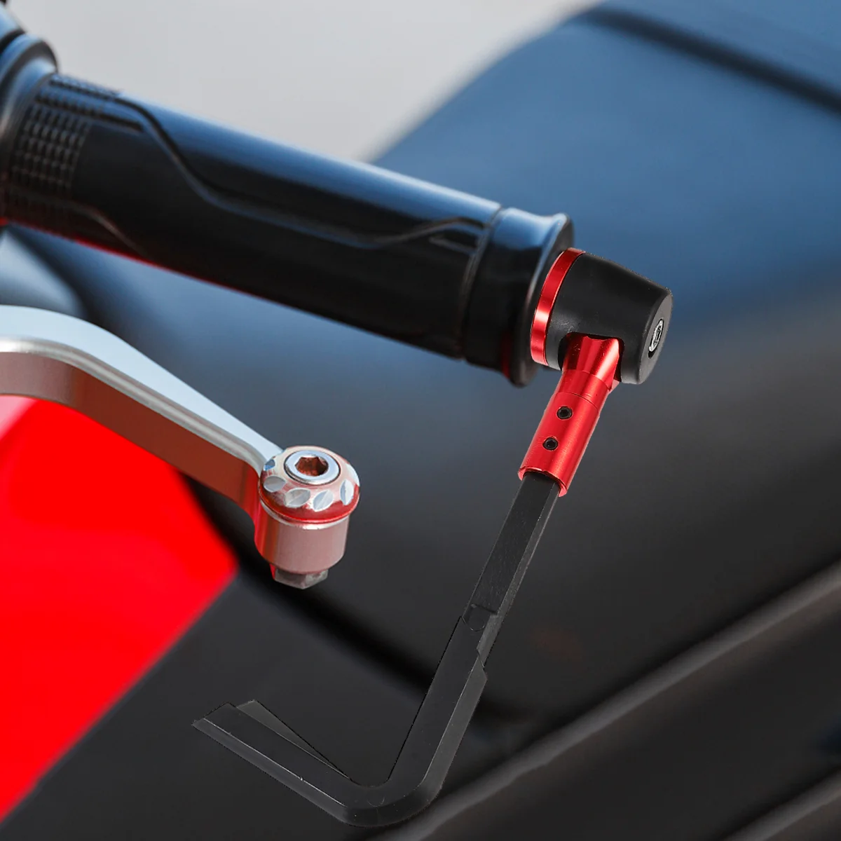 

Brake Clutch Lever Motorcycle Handle Protector Biking Accessories Motorbike Brush Bar Road Levers Grips