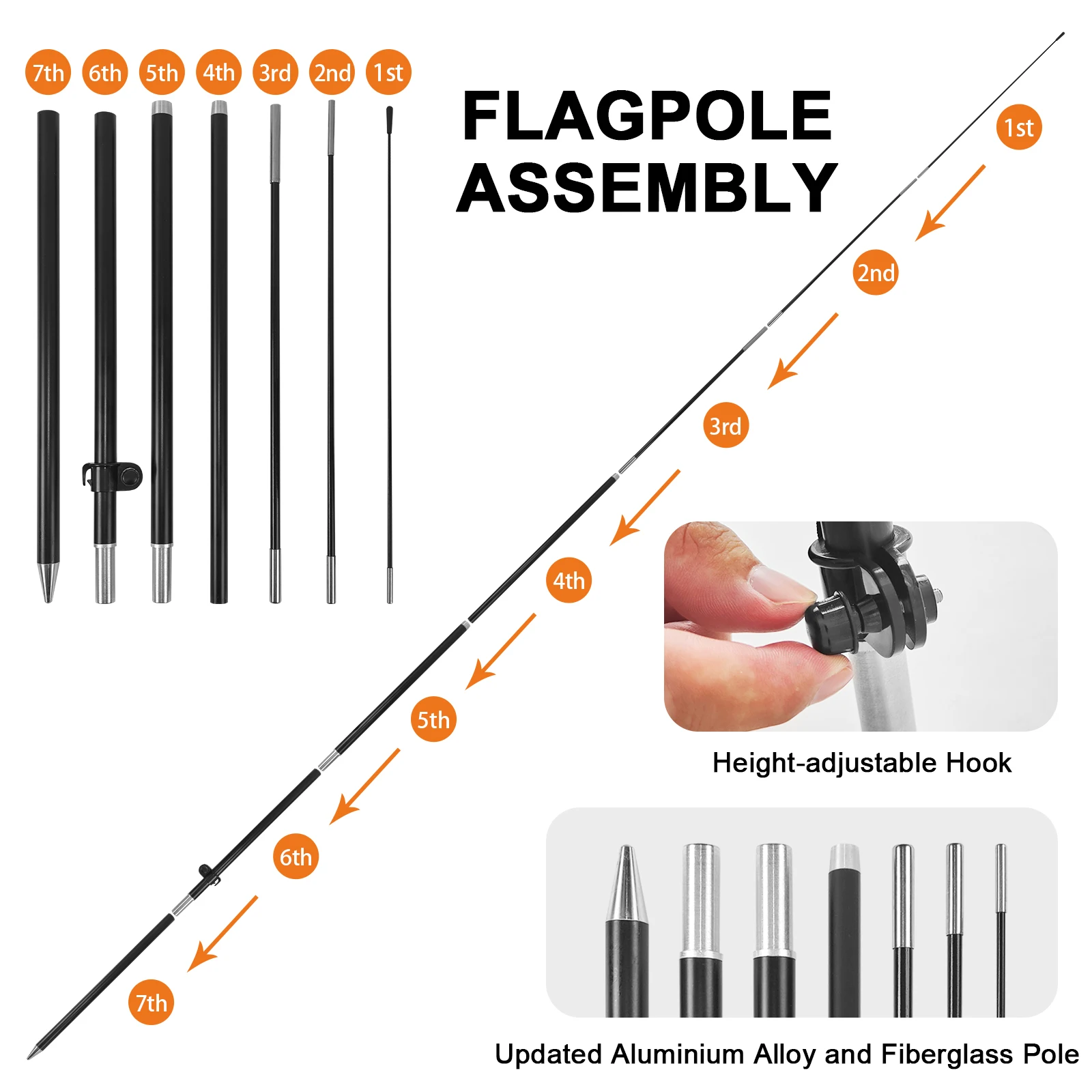 FSFLAG 1 шт. 280 см флаг с перьями для рекламы наружный баннер украшение бизнеса и