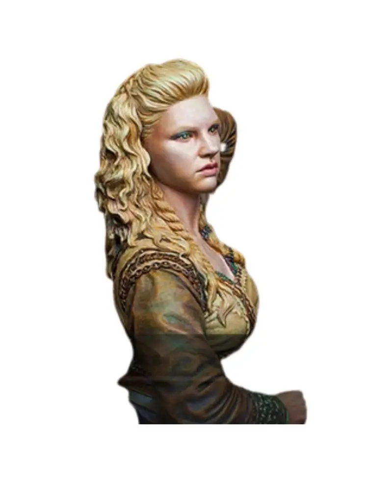 New Unassembled 1/24 75mm Viking Shieldmaiden Lagertha Army soldier Resin  Kit DIY Toys Unpainted resin model - AliExpress