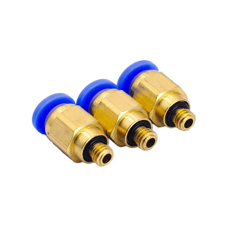 

High Quality PC4-M5 30pcs 4mm to M5 Pneumatic Connectors male straight one-touch fittings