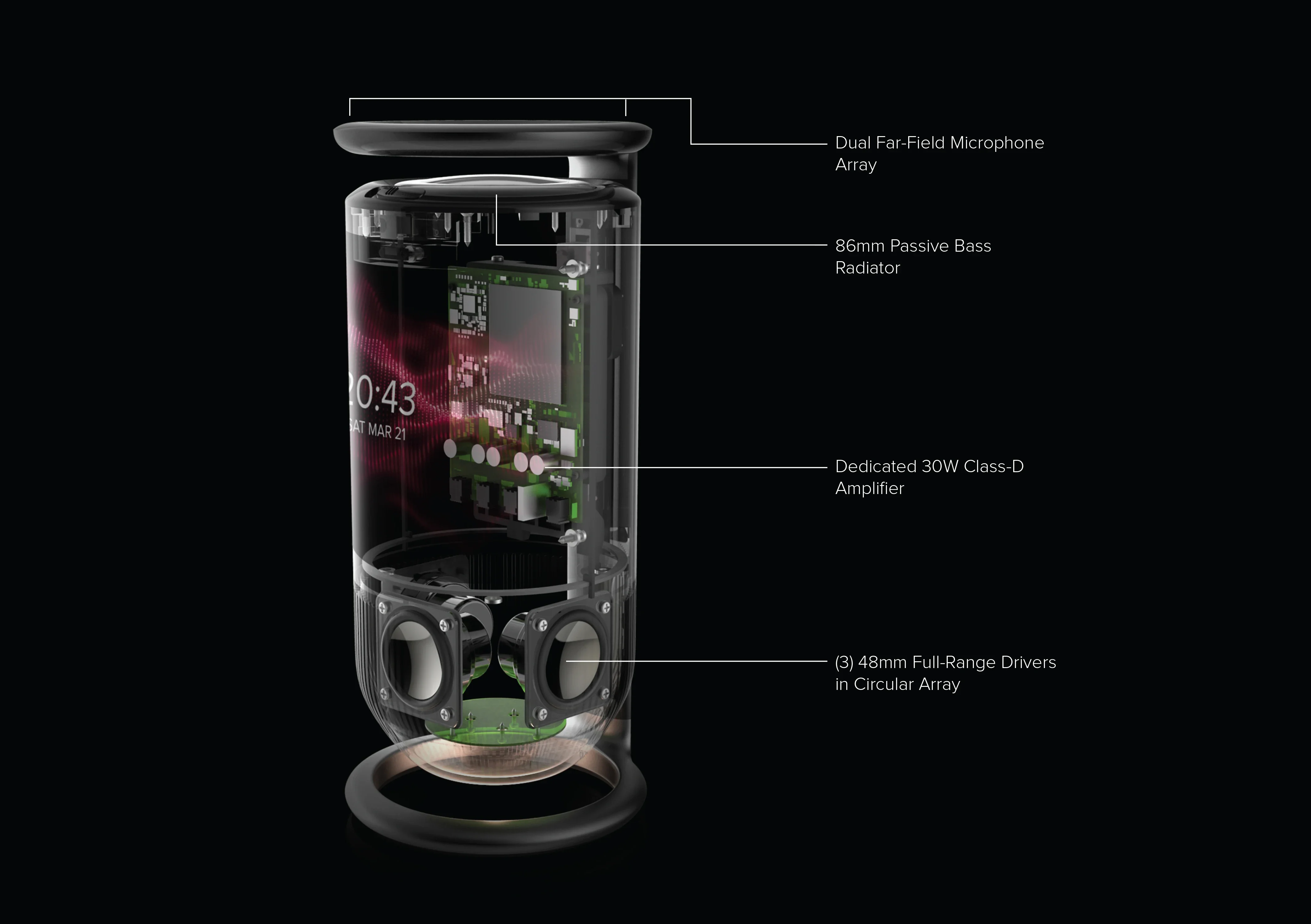 Cleer MIRAGE 2023 новый высококачественный интеллектуальный беспроводной динамик с