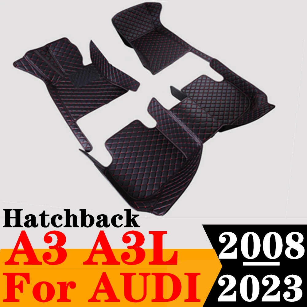 

Sinjayer Waterproof Leather Custom Fit Car Floor Mats Front & Rear FloorLiner Auto Parts Carpet For AUDI A3 Hatchback 2008-2023