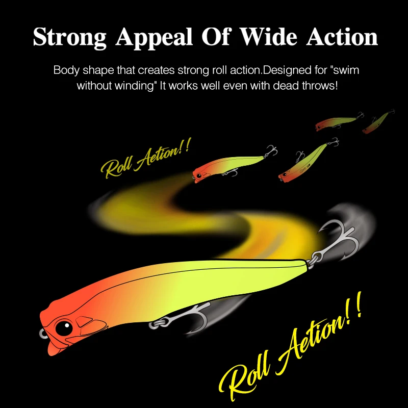 TSURINOYA новая рыболовная приманка 2022 Плавающий Гольян горжо 120F 120 мм 20 г