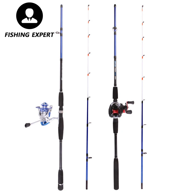 

Carbon Fiber Casting Spinning Rod Pole with Reel Wheel Fishing Gear Offshore Angling Carp Octopus Squid Tackle Kastking Pesca