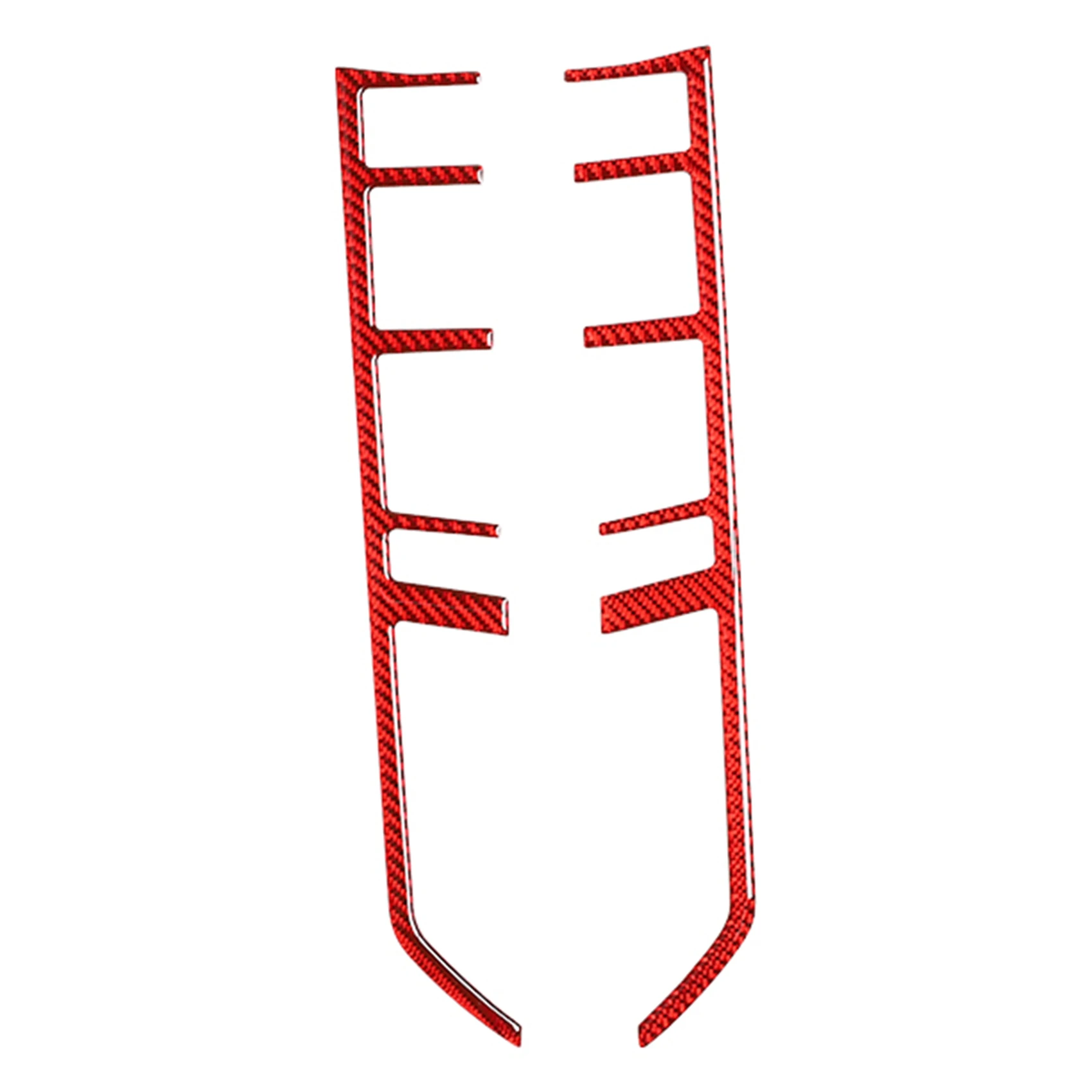 

Красная наклейка из углеродного волокна для панели передач центральной консоли, декоративная наклейка для Porsche Panamera 2010-2016, автомобильная на...