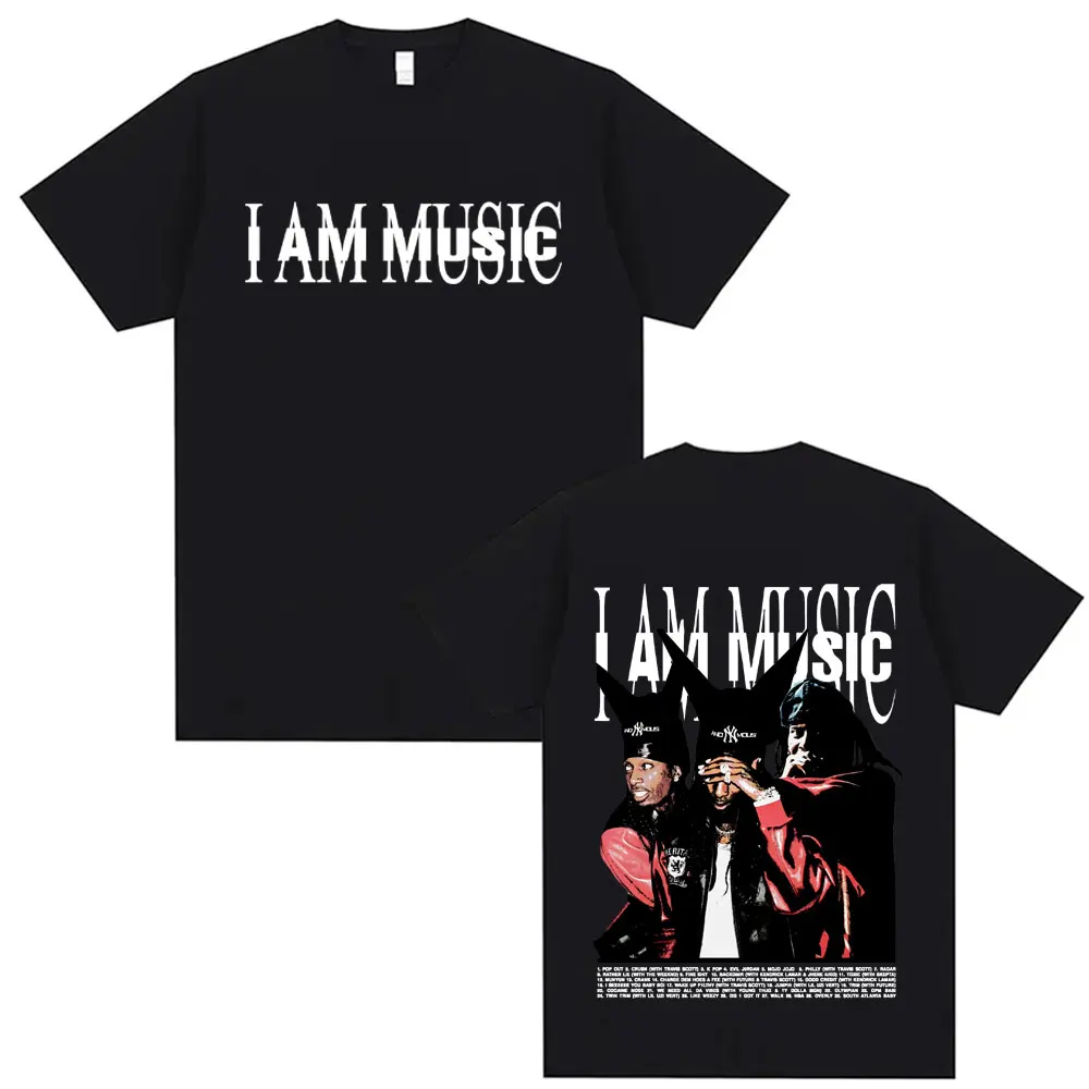 Фото Playboi Carti I Am Music Album 2025 Tour футболка Opium Rolling Loud Live футболки мужские готические уличные готические футболки унисекс №1