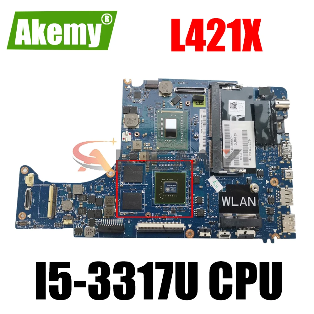 

Akemy CN-0671W2 671W2 FOR Dell XPS L421X Laptop Motherboard QLM00 LA-7841P REV:1.0(A00) I5-3317U Mainboard notbook pc