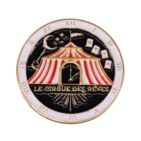 the circus at night television brooches badge for bag lapel pin buckle jewelry gift for friends