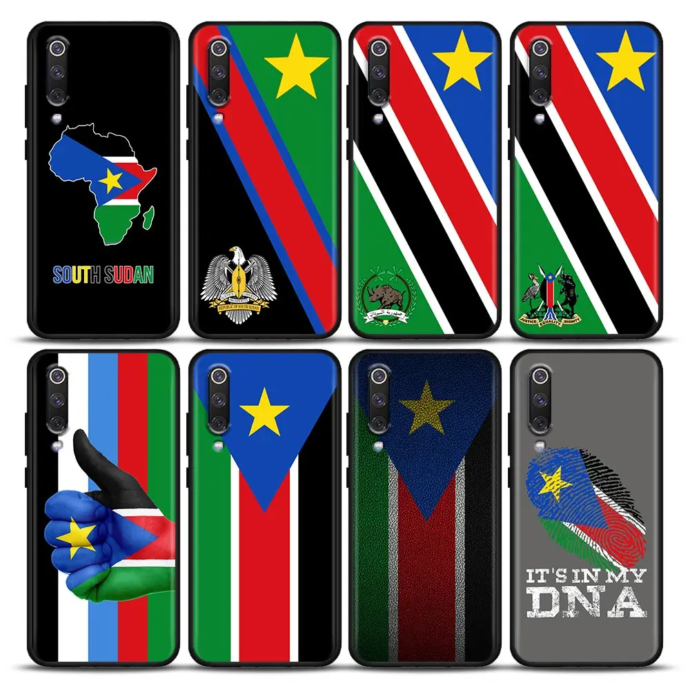 

South Sudan Flag Silicone Soft Case For Xiaomi Mi 9 9se 8 10 10T A2 Lite 10S 9T CC9 Note 10 Pro 9Lite 5G Soft Cover Fundas Case