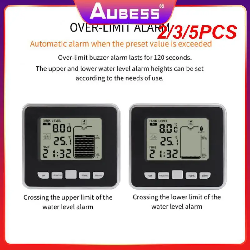 

2/3/5PCS Wireless Ts-ft002 Sensor Transmitter Mini Water Tank Liquid Depth Level Meter Ultrasonic Water Level Gauge