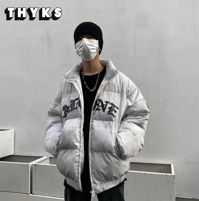 Парка Мужская/женская зимняя с хлопковой подкладкой теплая Повседневная Уличная