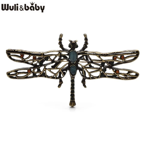 Wuli&baby винтажные броши с драконом