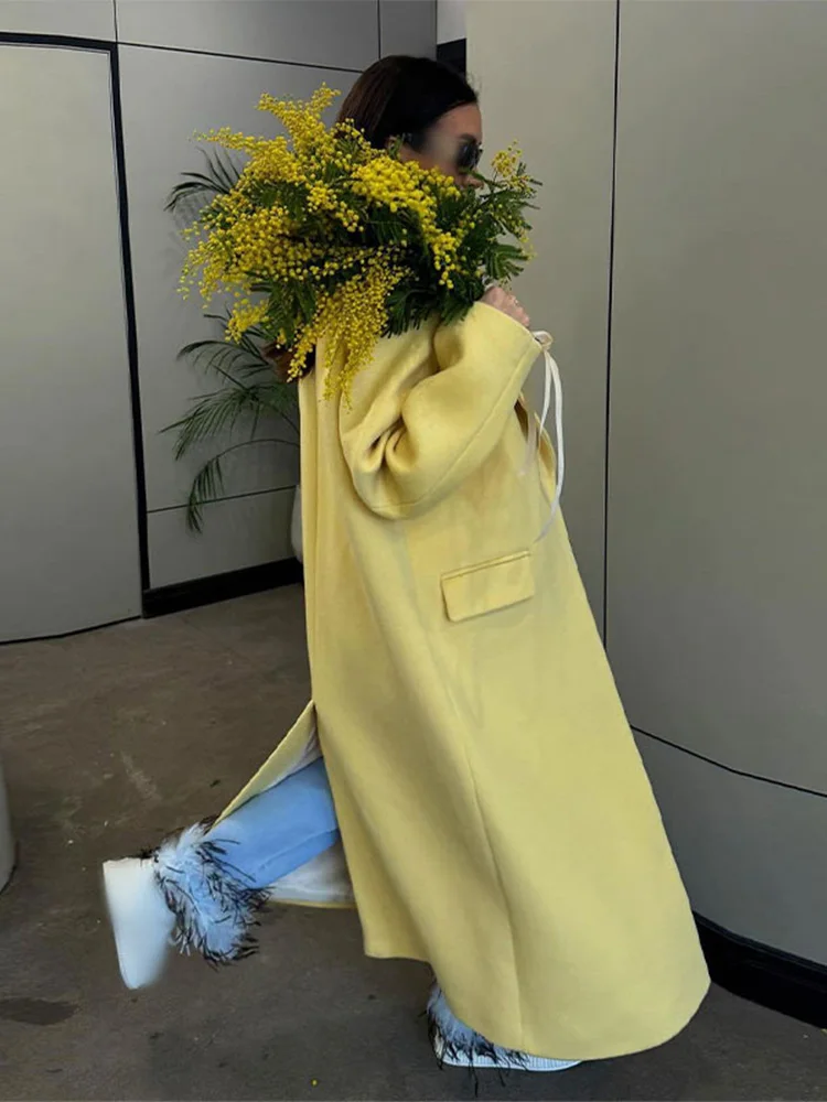 Женское шерстяное пальто