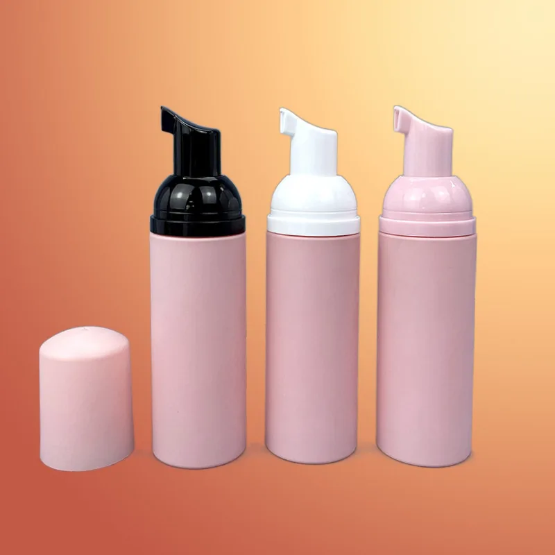

10 Pcs/Lot 60ML Reusable Dispenser Bright Pink Plastic Foam Bottle Hand Sanitizer Cleaning Care Travel Empty Bottle Portable