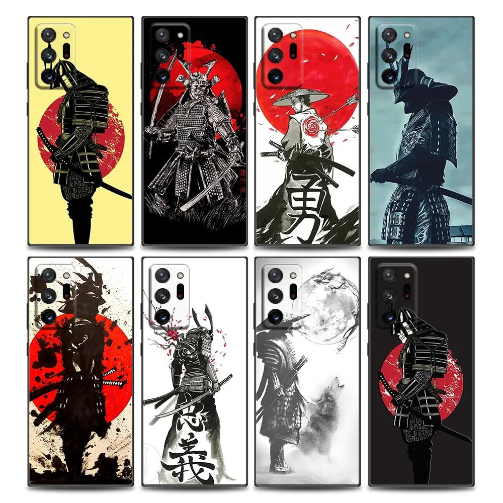 

Capa Samurai Japan Art Sac Phone Case for Samsung Note 8 Note 9 Note 10 M11 M12 M30s M32 M21 M51 F41 F62 M01 Soft Silicone