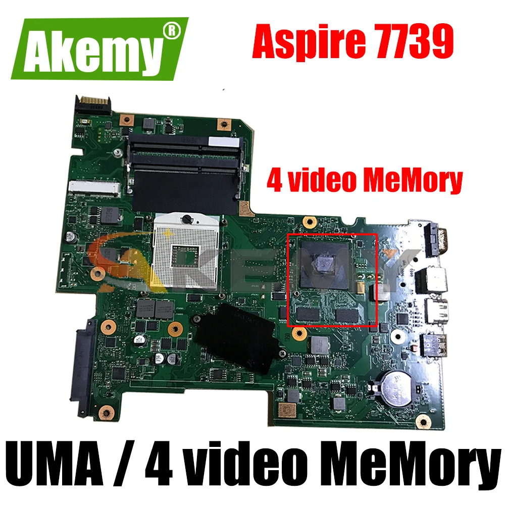 

Материнская плата AIC70 REV.2.0 08N1-0NX3J00 DDR3 Материнская плата для ноутбука Acer Aspire 7739