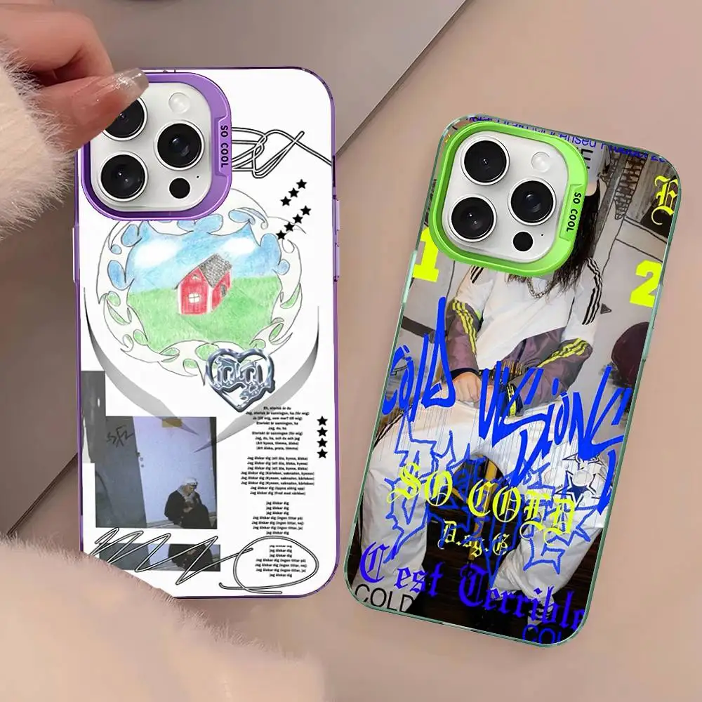 Фото Чехол для телефона Bladee Crest для iPhone 17 16 15 14 11 12 13 Pro Max Plus Pro, серебристый цветной чехол №4