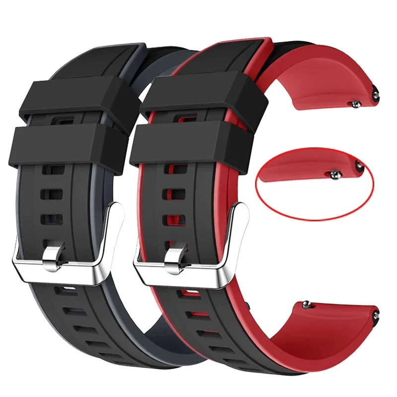 Suitable for Samsung Galaxy watch 3, 45mm, 22mm and 46mm two-color sports wristbands