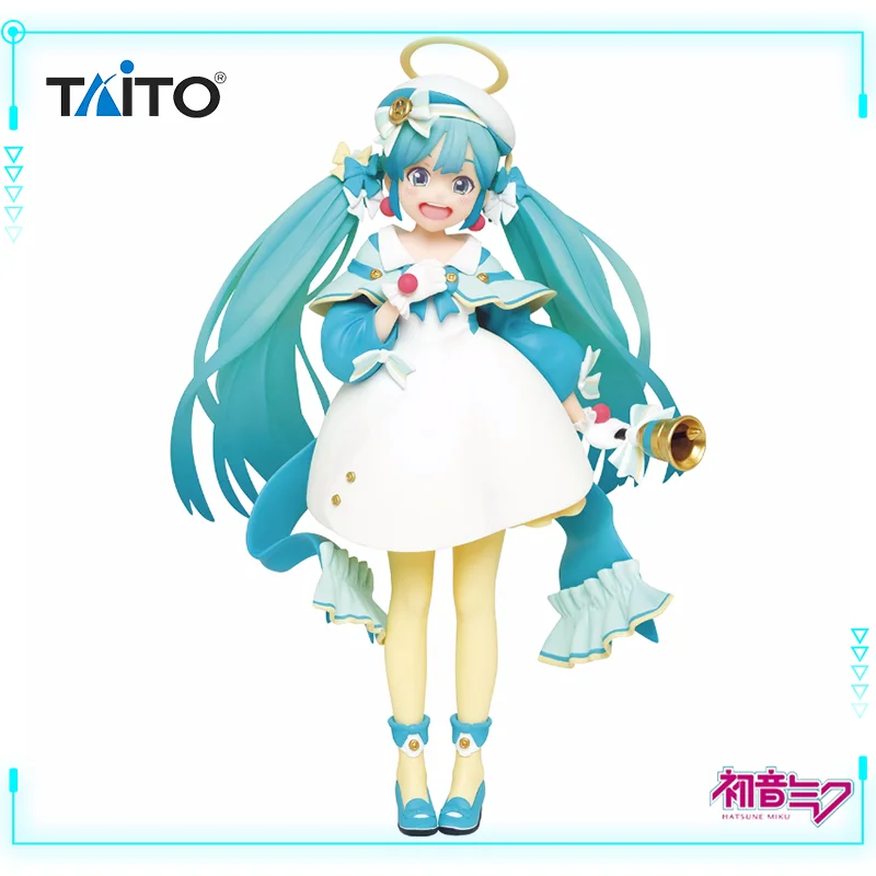 

TAITO Original Genuine Piapro Characters Vocaloid Virtual Singer Hatsune Miku 2nd Season Winter Ver. 18cm Figure Model Toy Gift