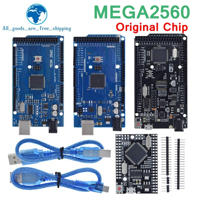 Чип Mega2560 ATMEGA16U2 / Pro Mini MEGA 2560 Mega + WiFi R3 ATmega2560 CH340G для Arduino Mega R3 макетная плата WeMos ESP8266