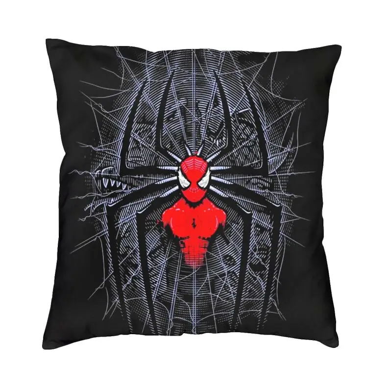 

Красочные Роскошные наволочки в виде паука и паутины, домашняя декоративная подушка на стул 45x45 см, двухсторонние наволочки с принтом