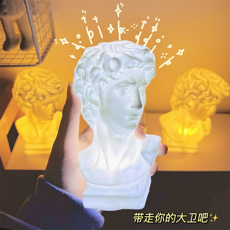 

David Uses Unplugged LED Night Light Bedroom Bedside Lamp Creative Birthday Gift Table Decoration Lamp
