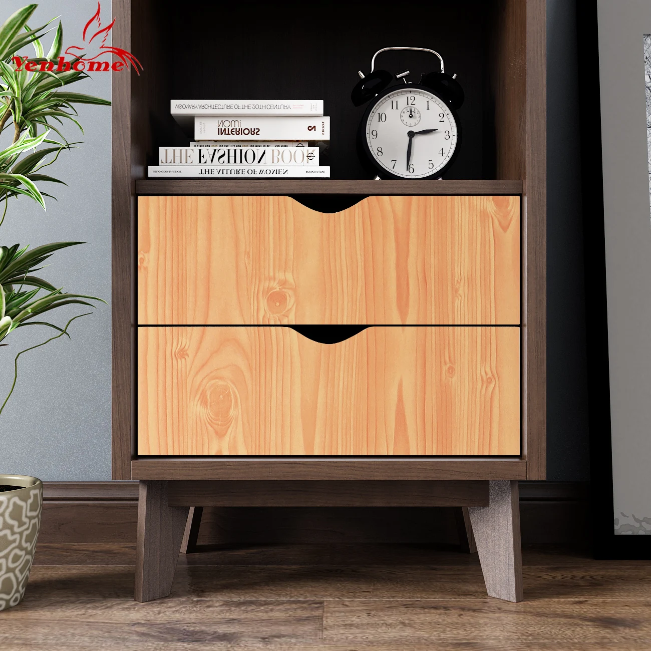 

Виниловые деревянные наклейки, самоклеящиеся обои для обновления мебели, комнаты, стола, шкафа, водонепроницаемая контактная бумага, украш...