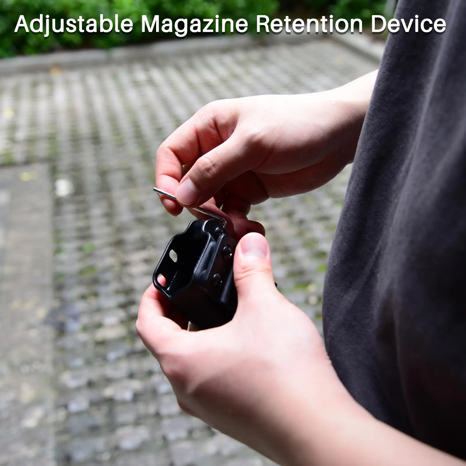 Фото Mag Carrier IWB/OWB Кобура для журналов Kydex Mag Кобура для 9 мм/.40/.45ACP Двойная одинарная кобура Ambidextrous Скрытая кобура №5