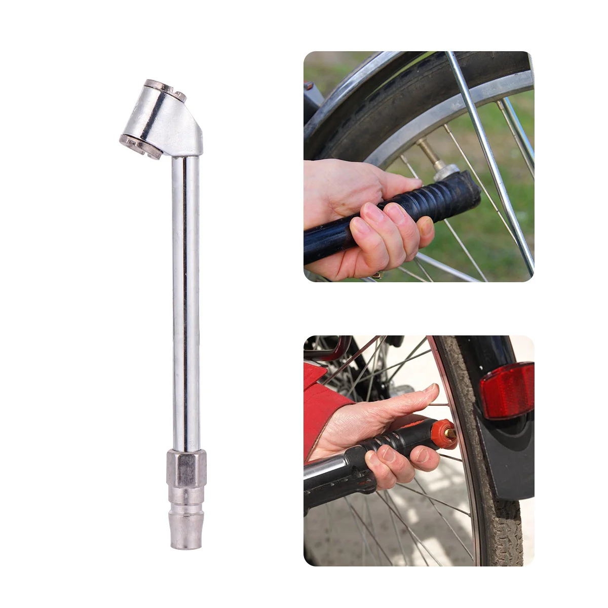 

Accessories Bikes Inflatable Nozzle Head Car Tire Inflator Motorcycle Inflated Valve Inflation Motorbike Tyre For Valves