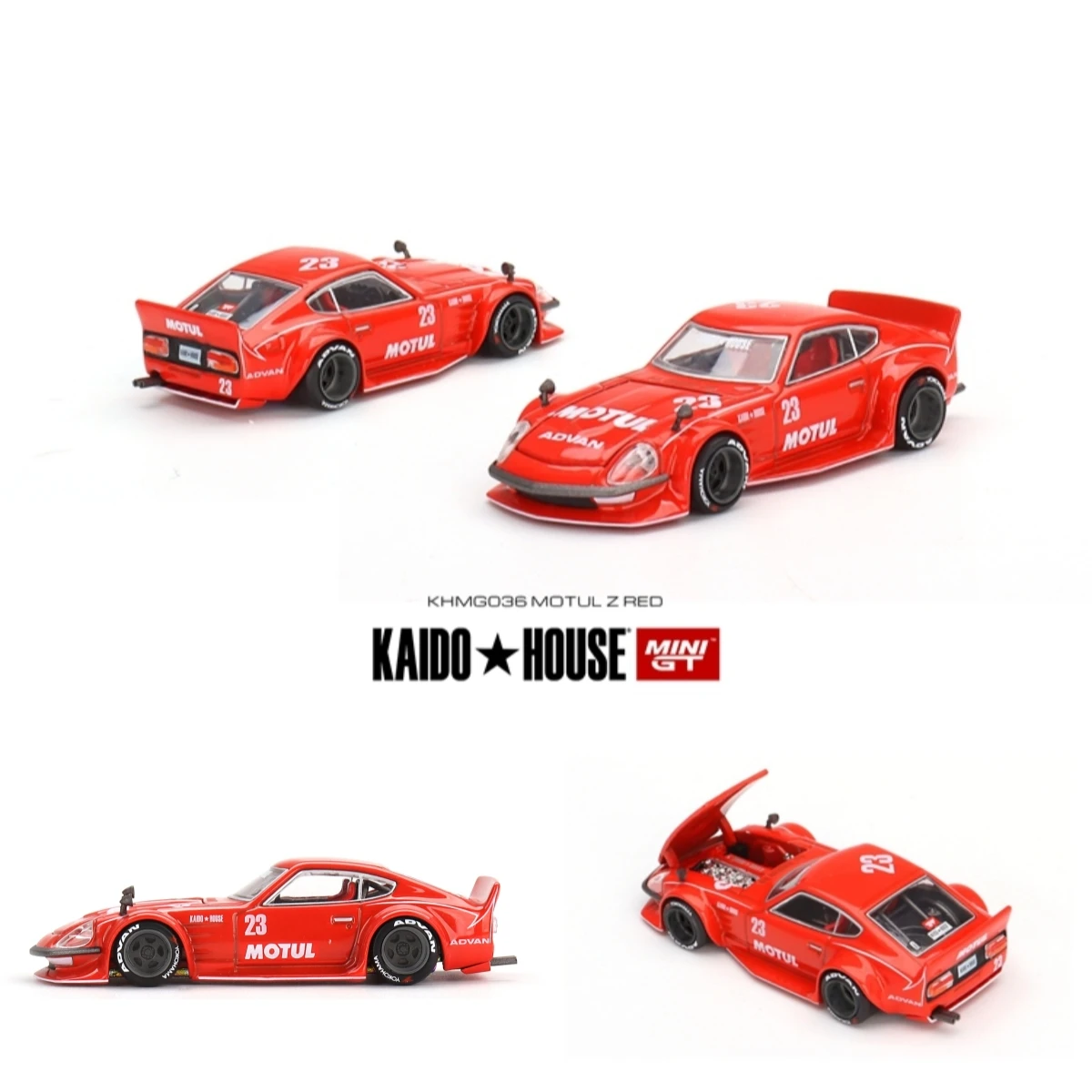 

Kaido House+MINIGT Datsun Fairlady Z MOTUL V2 Diecast Model Car