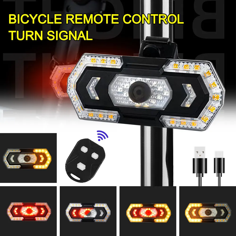 Turning Signal Light Wireless Led Warning Taillight