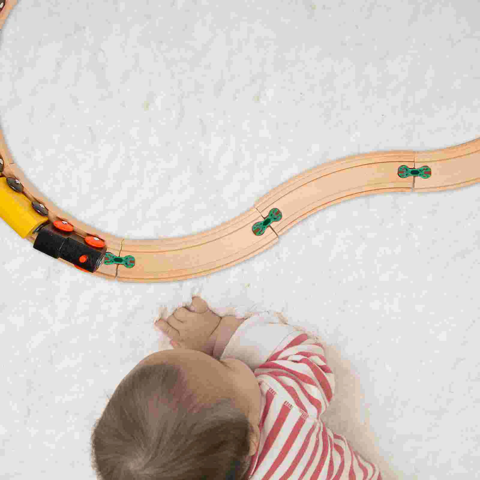

Track Connector DIY Train Plastic Buckle Model Playing Railway Adaptorsfor Games Trains
