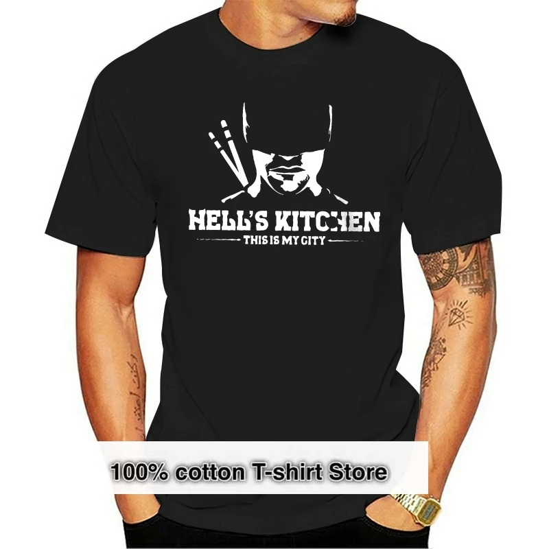 

DAREDEVIL T-SHIRT HELLS KITCHEN INSPIRED DESIGN Gift Print T-shirtHip Hop Tee ShirtNEW ARRIVAL tees 100% Cotton Classic tee