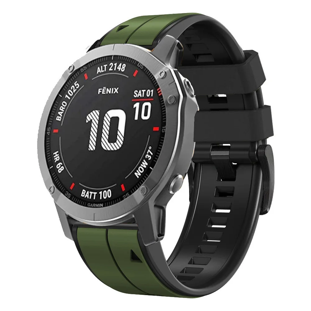 

26mm Silicone QuickFit Watchband Correa Strap For Garmin Fenix 7X 6X Pro 5X 3 3HR Epix 2 Smartwatch Wristband Enduro 2 Bracelet