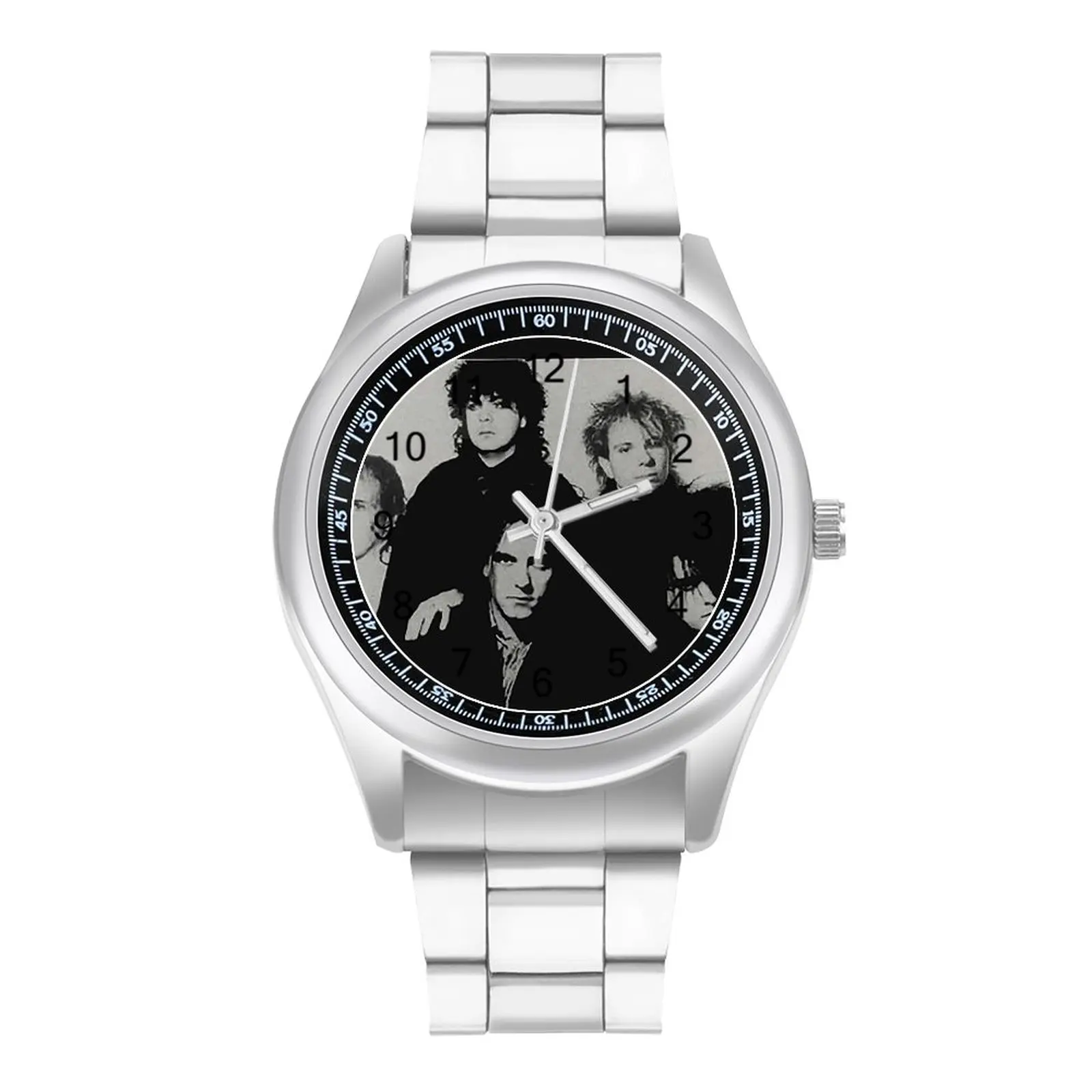 

Bess Selling The Cure Band Quartz Watch Galaxy Album Tour Funny Members Home Elegant Wrist Watch Steel Design Analog Wristwatch