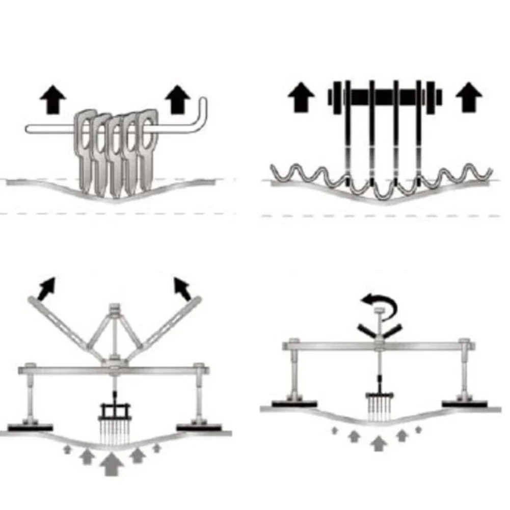 Кузов автомобиля 7-пальцевый съемник для ремонта вмятин коготь-крючок