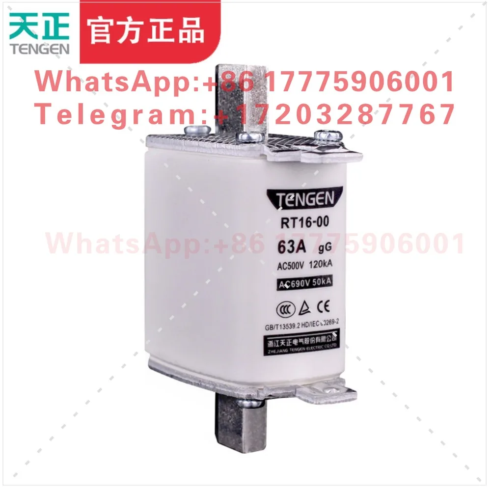 Фото Предохранительный элемент Tianzheng Electric RT16-00 NT00 RT36-00, 32А, 40А, 63А, 100А, 160А №4