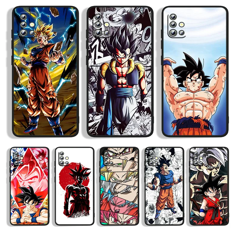 

Anime Dragon Ball Phone Case For Samsung A91 A73 A72 A71 A53 A52S A42 A33 A32 A23 A22 A13 A12 A03S Black Funda Back Cover