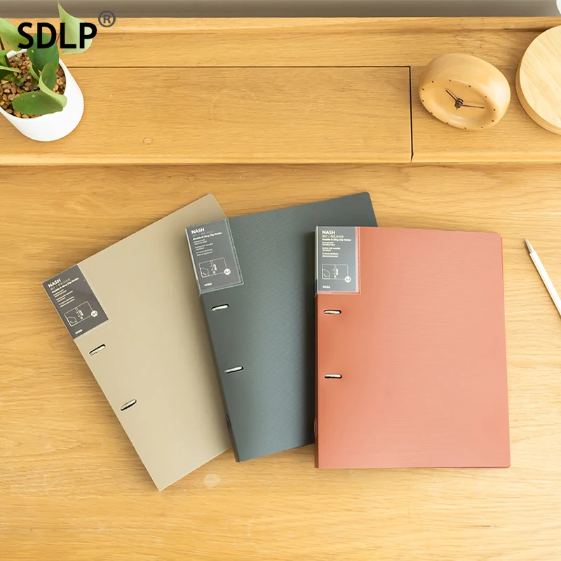

SDLP Foldable Clipboard with Business Card Pocket Portfolio Document Notepad Clip Board Pad Creative Paper Organizer For Office