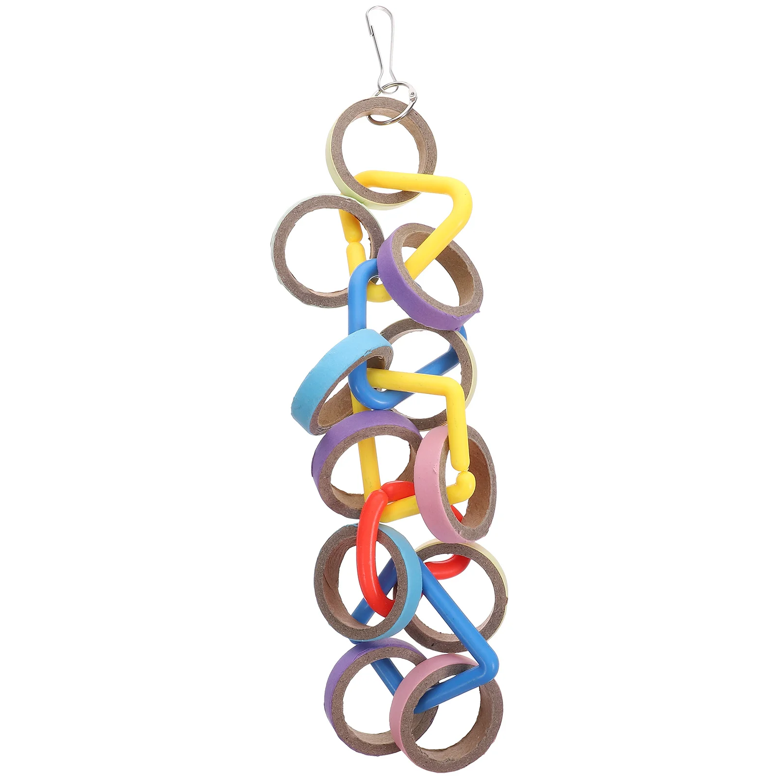 

Hanging Bird Toy Conure Toy Hanging Chewing Toy Pet Parrot Shred Foraging Toy
