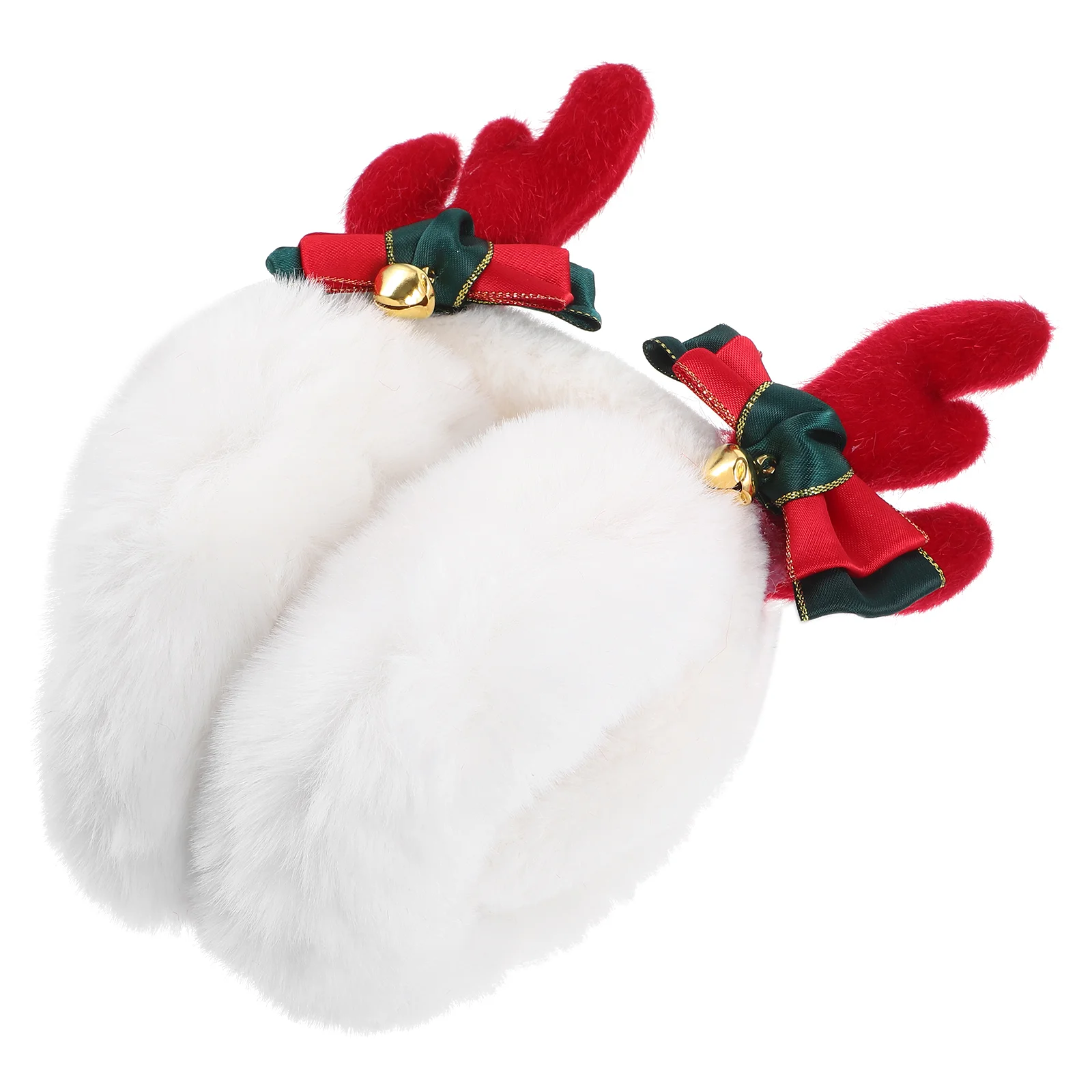 

Kids Christmas Earmuffs Antler Earmuff Reindeer Headband Ear Covers Winter Ear Warmers