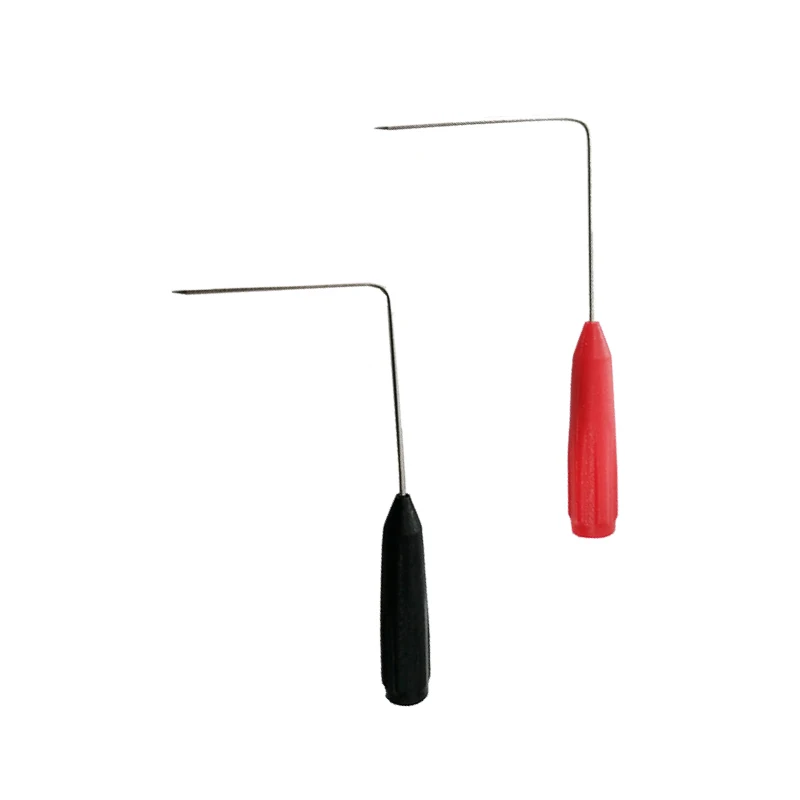 

Зонд для мультиметра с безопасной и неразрушающей проволокой 2 мм, очень острый, с углом 90 градусов