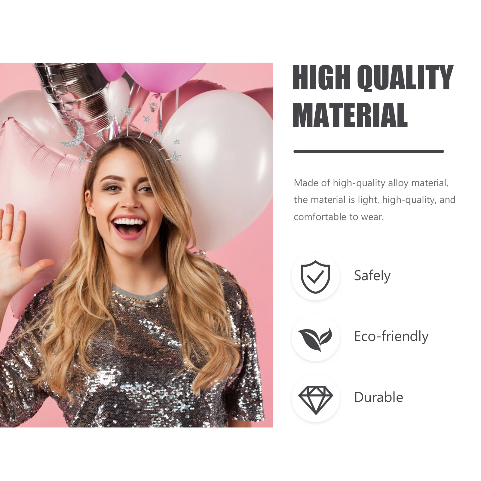 Повязка на голову Star Love с луной креативное уличное платье безопасное шикарное